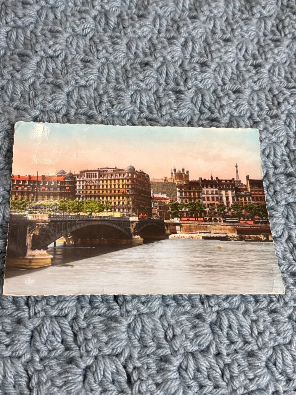 Lyon Le Pont Lafayette Postcard